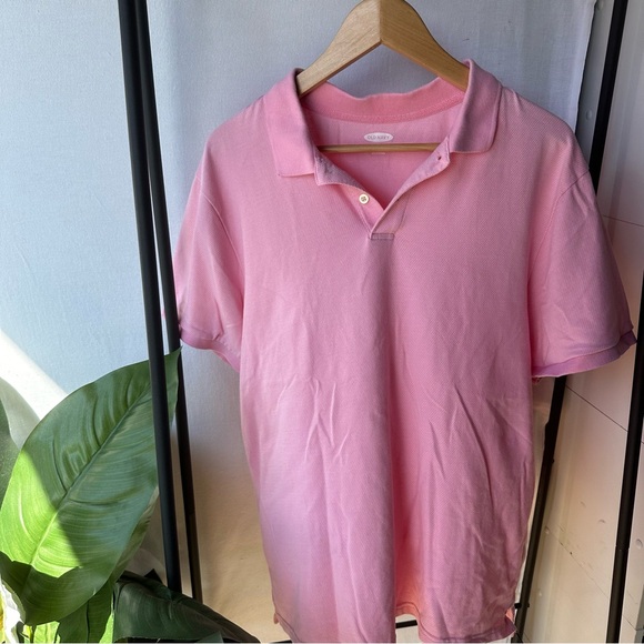 Old Navy Pink Collared Shirt / Size Mens XL - Picture 1 of 5